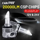 880 лм H7 H11 H1 светодиодная лампа CSP 881 9012 9005 HIR2 H8 H9 9006 HB3 9004 HB4 9007 HB1 9008 HB5 5202 H13 H16EU H3 PSX24W 12 В 24 В