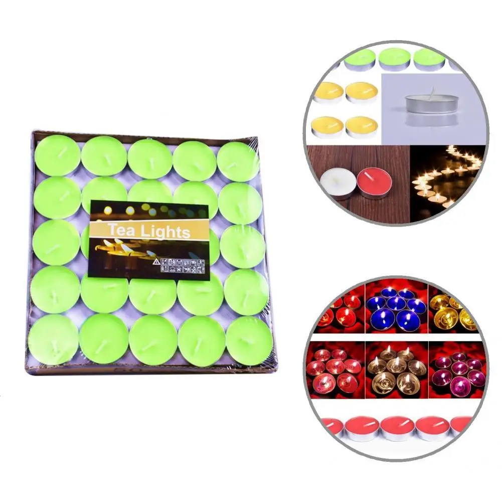 

50Pcs/Set Candle Decor Useful Small Size Exquisite Birthday Decorating Mini Candles for Home Party Candle Candle