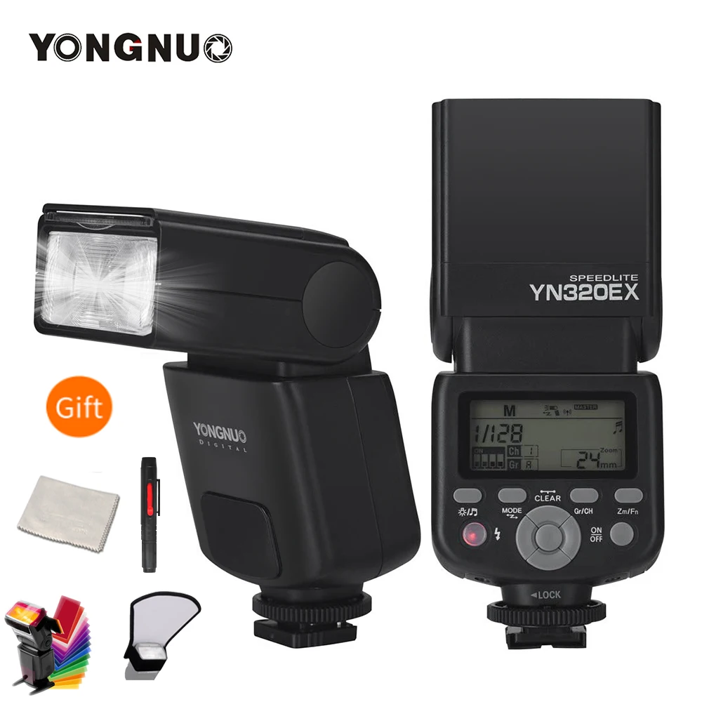 

YONGNUO YN320EX Wireless TTL Camera Flash Master Slave Speedlite 1/8000s HSS GN31 5600K for Sony A7/A99/A77 II/A6000/A6300/A6500