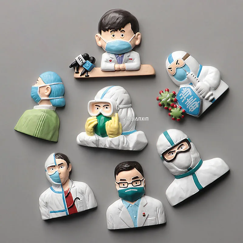 

Doctor Angel Memorial Fridge Magnet Magnetic Sticker Retrograde Hero Fridge Decorative Sticker Magnetic Sticker Souvenir