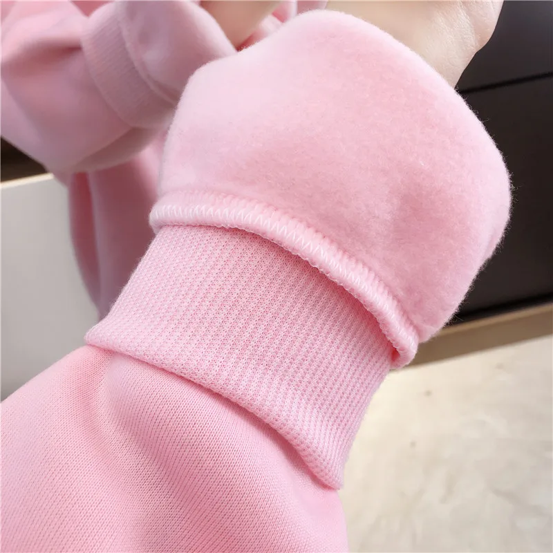Disney Mickey and Minnie Mouse Loving Couples Matching Sweatshirt Hooded for Women Men Crewneck Thick Las Mujeres Sweetshirts
