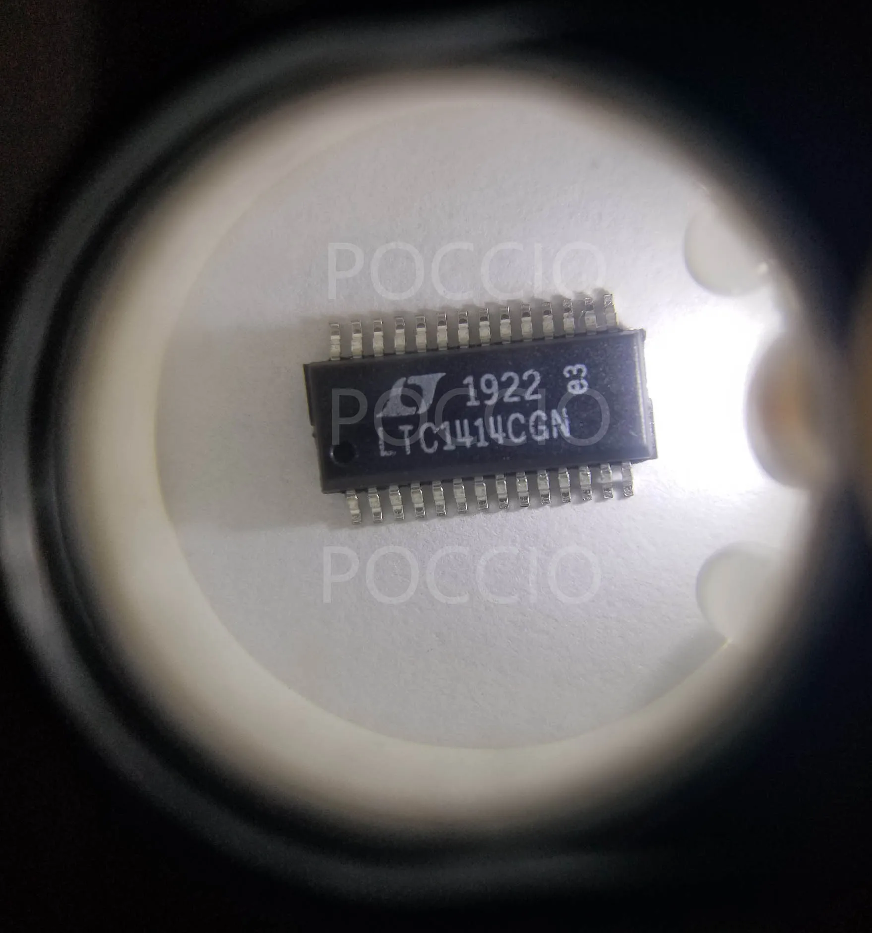 

LTC1414CGN LTC1414 - 14-Bit, 2.2 Msps,Sampling A/D Converter