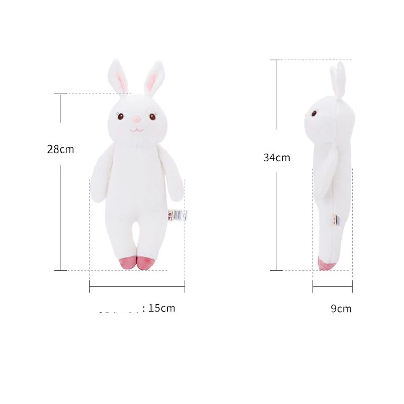 Новейшая плюшевая и набивная кукла Metoo милая кукла-кролик милые животные для