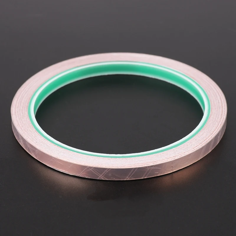 

3*10M Copper Foil Tape with Conductive Adhensive EMI Shielding Conductive Adhesive for Stained Glass,Paper Circuits,Electrical R