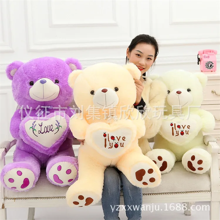 Дешевые 50 см 70 90 Мишки Тедди объятия гигантские большие игрушки Кукла Мягкие
