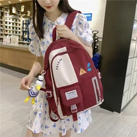 new womens backpack nylon large capacity school backpack reflective strip backpack women kawaii doll school bags 2022 backpack