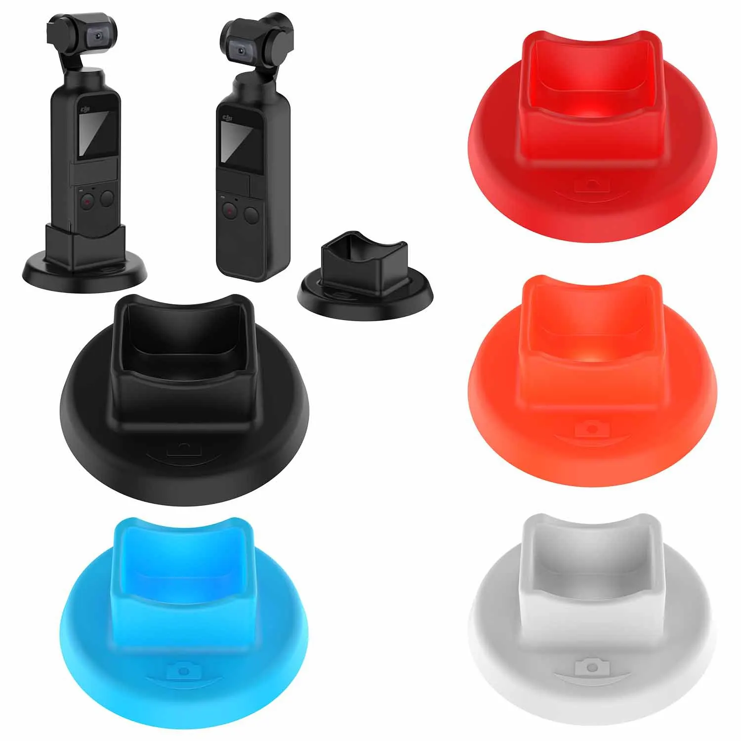 Карманный шарнирный держатель для камеры DJI OSMO мягкий силиконовый кронштейн