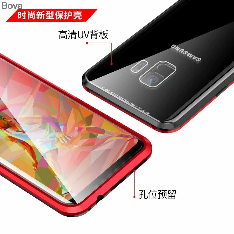 Роскошный Ультратонкий алюминиевый чехол-бампер Luphie для samsung Galaxy S9 и S9+ S9 Plus чехол