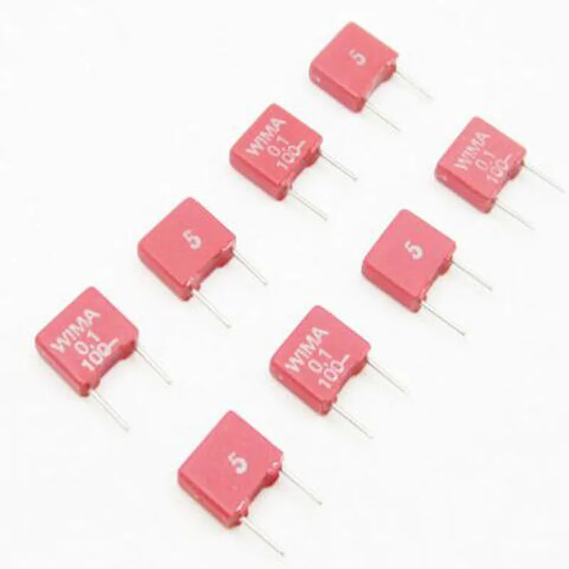 5 шт. WIMA MKS2 0 1 мкФ (0 100nF мкФ) 100V шаг: мм Новый| |