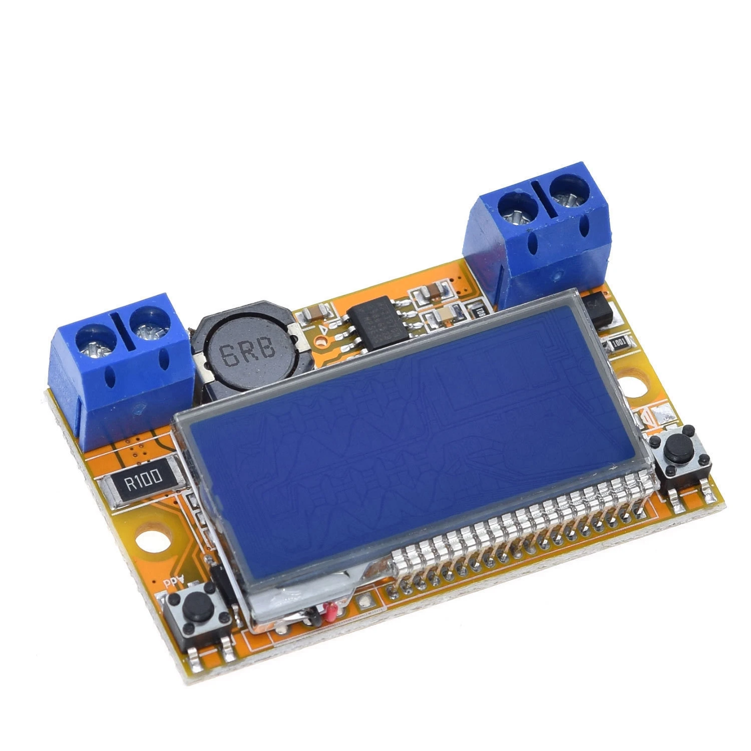 Завеса двойной Дисплей DC-DC 5-23V постоянного тока до 0-16 5 V 3A Макс Шаг вниз Питание