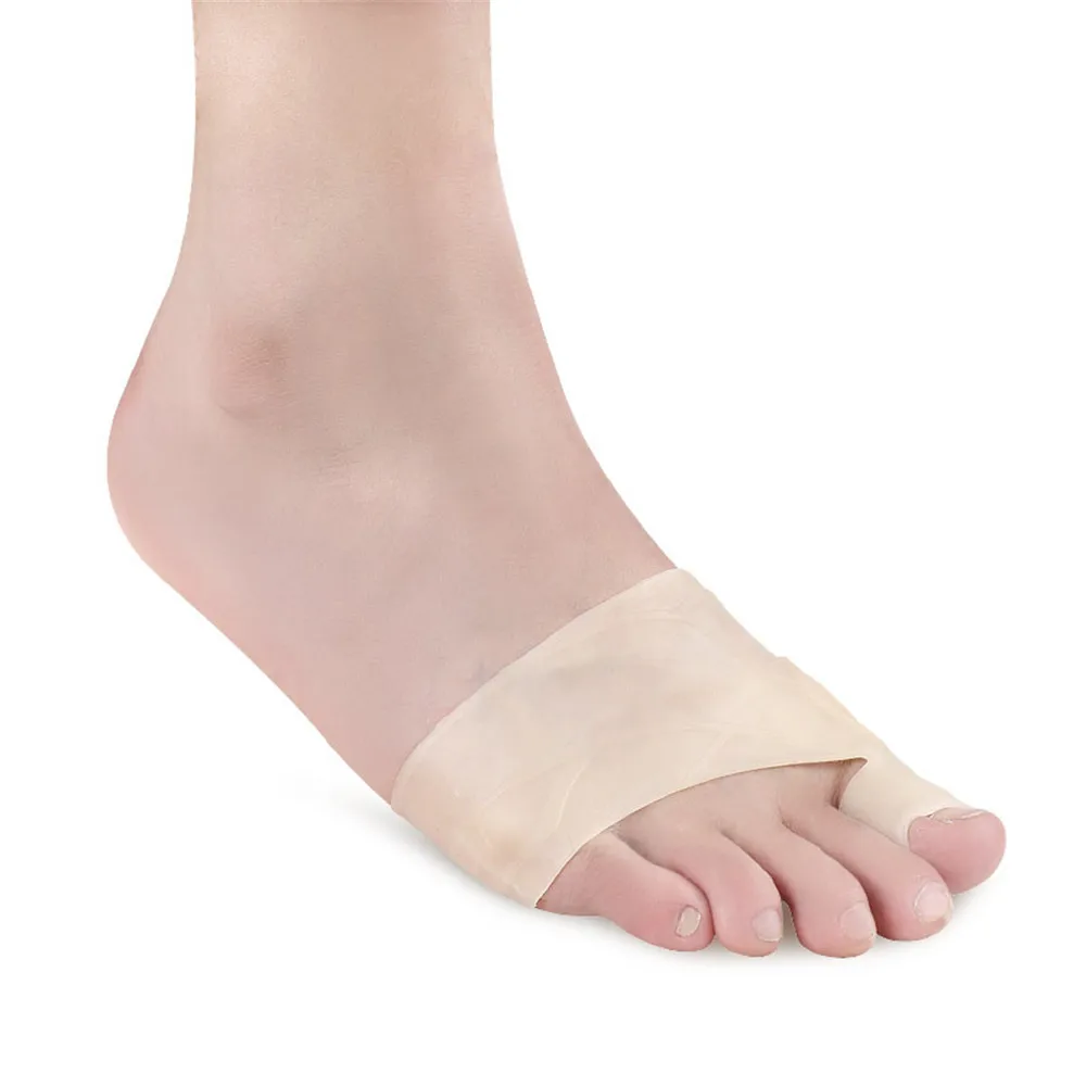

2pcs Big Toe Overlap Silicone Gel Bunion Splint Big Toe Separator Overlapping Spreader Corrector Hallux Valgus Foot Massager