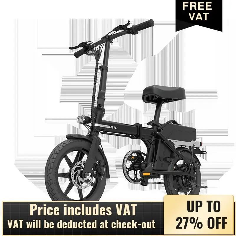 Новые 14 дюймов складной электрический велосипед два колеса электрические