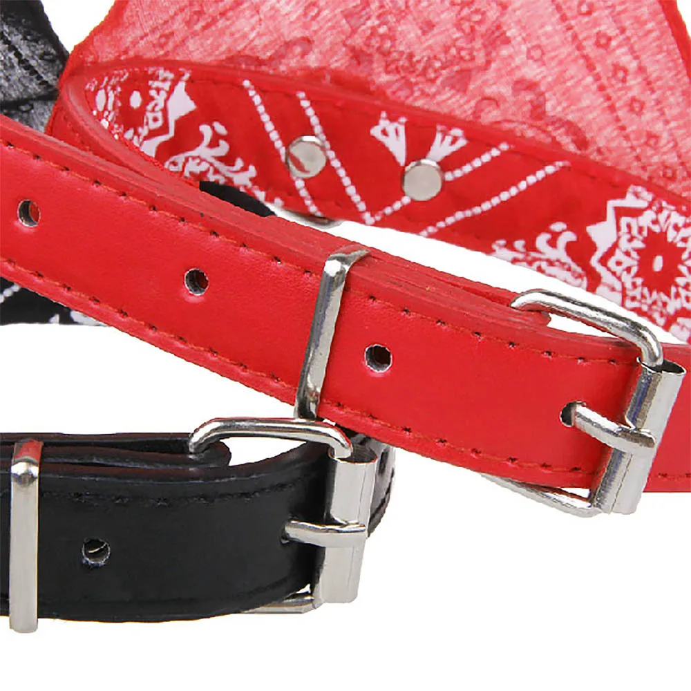 Шарф для домашних животных милый ошейник Регулируемый собаки синий