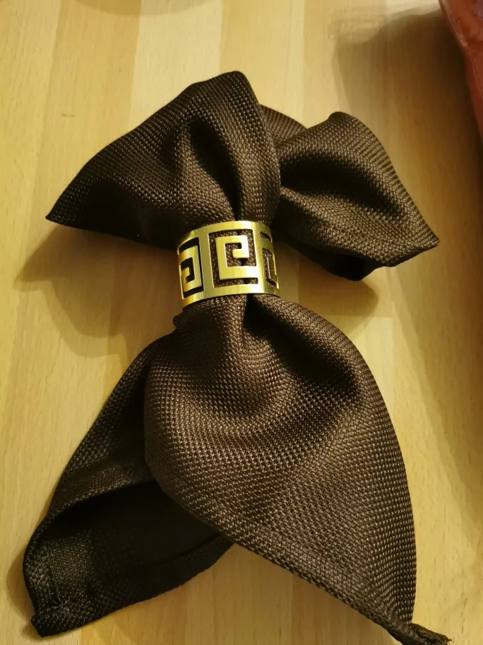 6 шт. кольца для салфеток сплав салфетница Западная ужин Полотенца вечерние