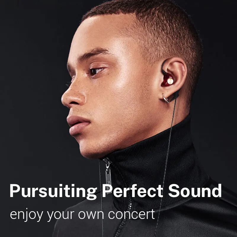 3 5mm wired headphones 5d bass for xiaomi hybrid pro piston 3 transparent sport earphones for sony redmi note 8 pro наушн