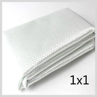 1pcs glass fiber tear resistant woven fiberglass fabric cut resistant reinforce cloth 1m1m
