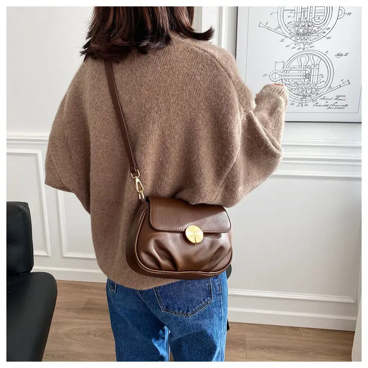 

New PU Female Crossbody Bag Women Leather Messenger Bags Solid Color Ladies Shoulder Bags Simplicity Coin Purse for Girl Handbag