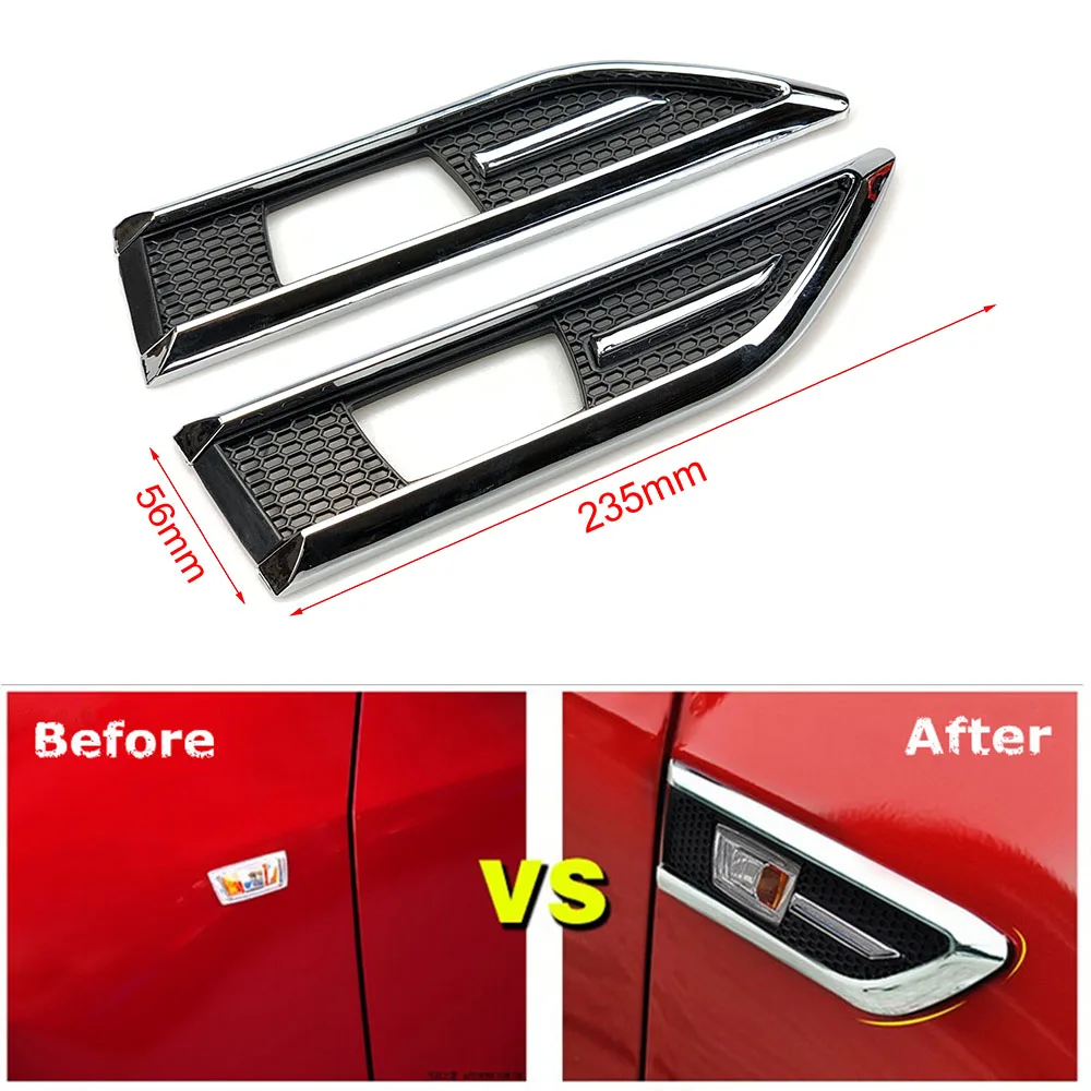 

Car Accessories For Chevrolet Chevy Cruze Aveo Sail ABS Chrome trim Signal Lamp cover Light Side Emblem decoration trim Sport