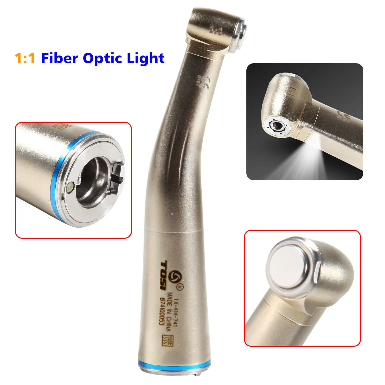 TOSI стоматологический волоконно-оптический светодиодный низкоскоростной