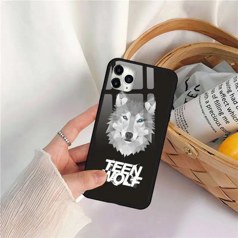 

Teen Wolf fashion design Phone Case Tempered glass For iphone 11 12 PRO MAX X XS XR 5C 6 6S 7 8 plus