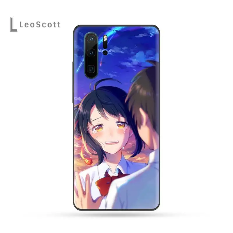 

Anime Your Name Soft Silicone Phone Case For Huawei P9 P10 P20 P30 Pro Lite smart Mate 10 Lite 20 Y5 Y6 Y7 2018 2019