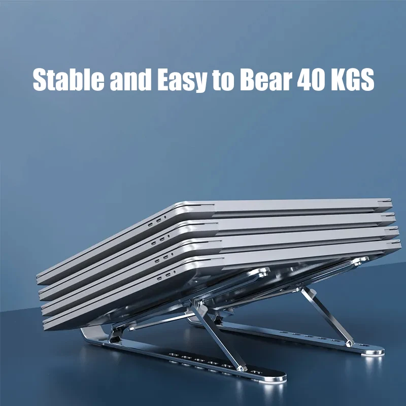 foldable laptop stand aluminium notebook stand portable laptop holder tablet stand computer support for macbook air pro ipad free global shipping