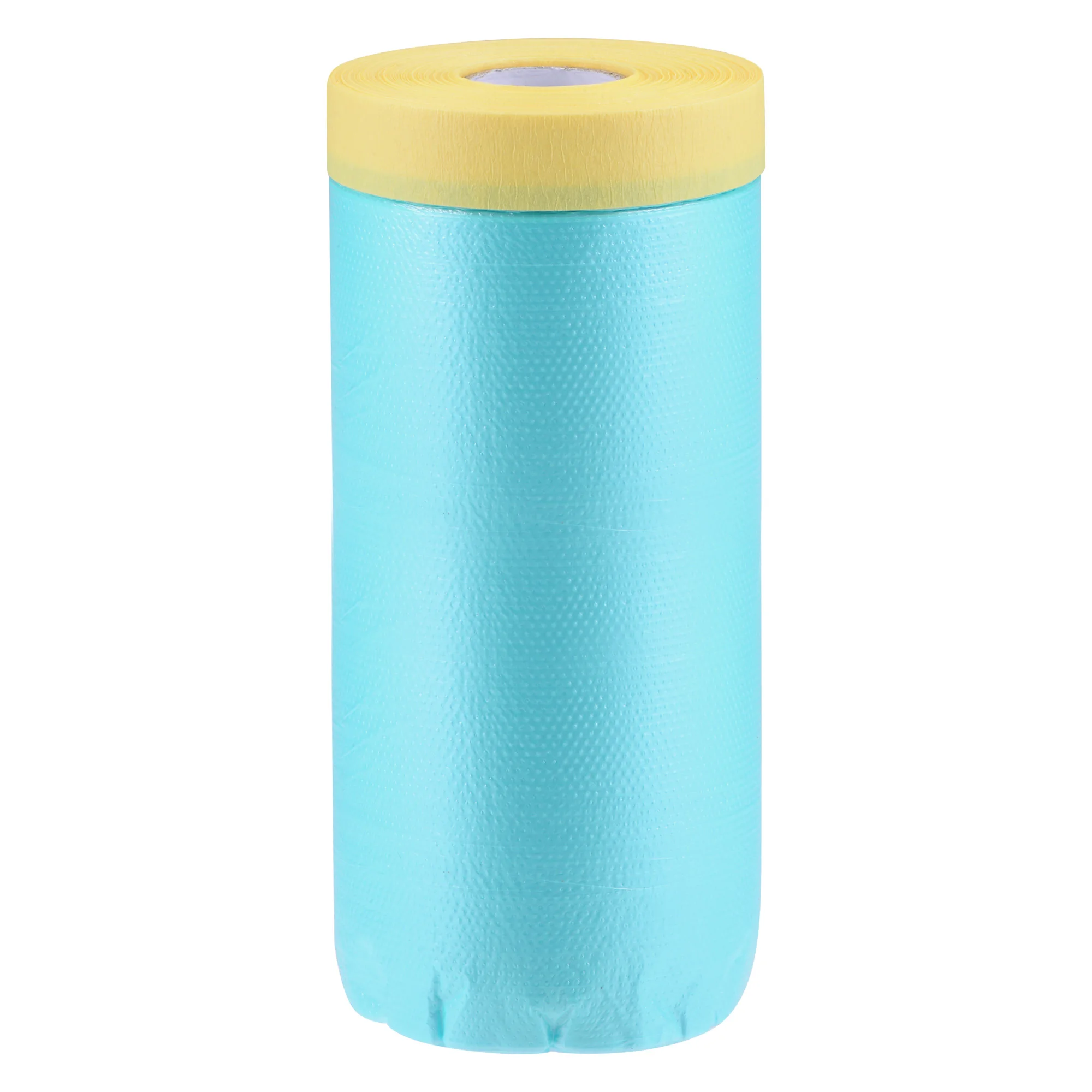 

Uxcell Pre-Taped Masking Film, 59 in x 82 Ft, Plastic Drop Cloth with Low-Tack Painters Tape for Painting Protection (Blue)