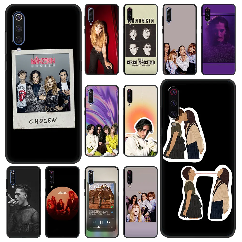 

Maneskin Damiano David Fundas Phone Case For Xiaomi Mi X3 NFC M3 Note 10 10T Pro Lite 5G 11 9T Cover Silicone Bumper Shell Coque
