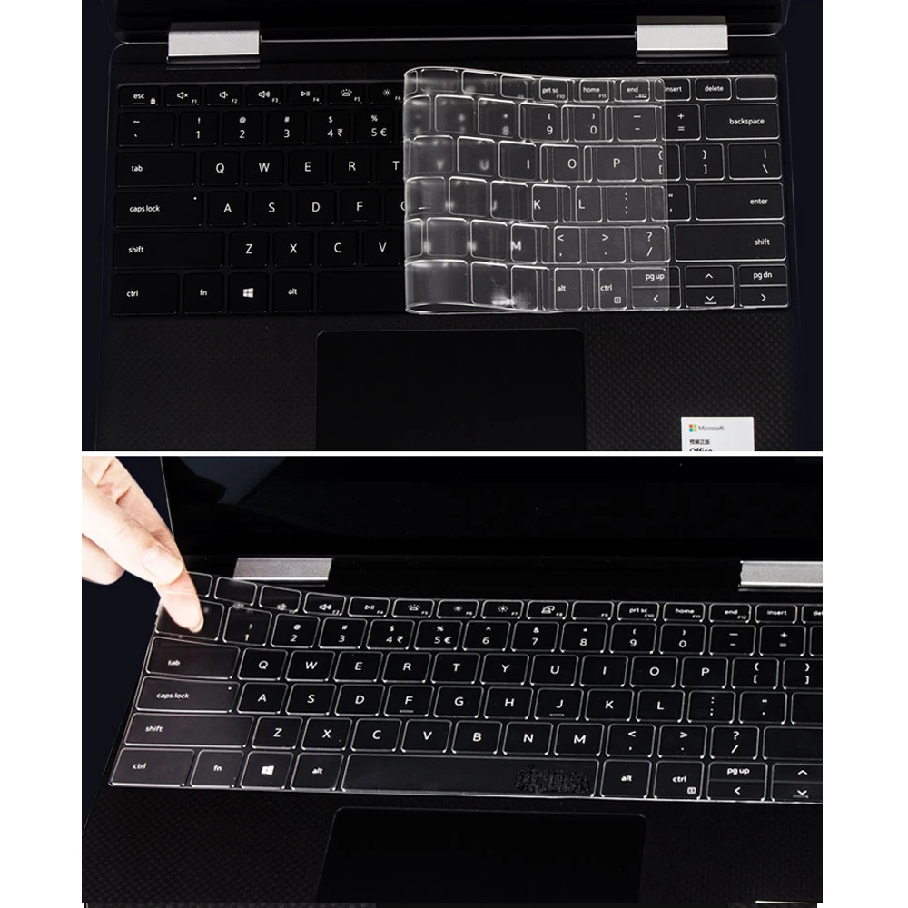 Силиконовый прозрачный чехол для клавиатуры новинка 2020 Dell XPS 13 9300 4 9365 9360 3 дюймов с