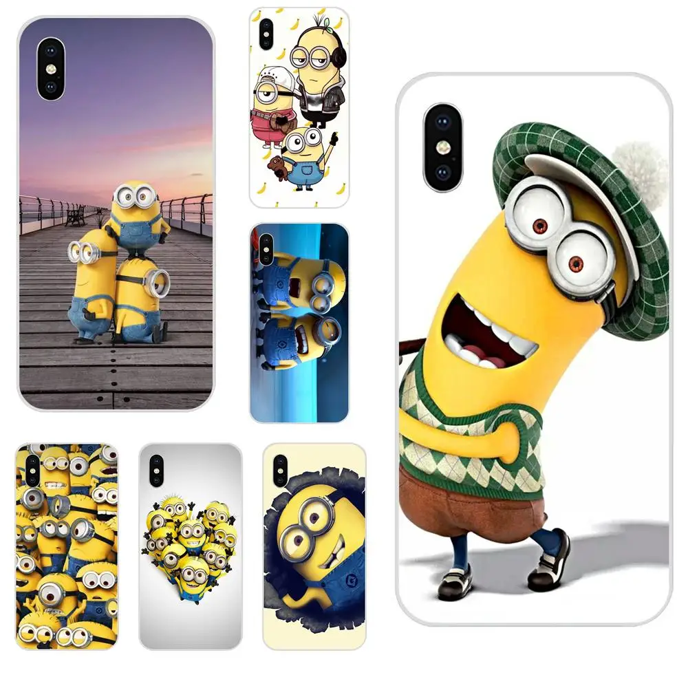 Soft Custom Phone For Huawei Honor Nova Note 5 5I 8A 8X 10 Pro 9X Moto G G2 G3 G4 G5 G6 G7 Plus Minions Movies | Мобильные телефоны