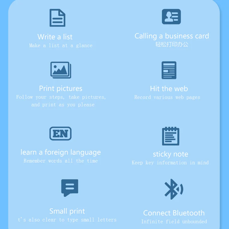 Портативный мини-термопринтер с принтом кошки карманный Термопринтер для