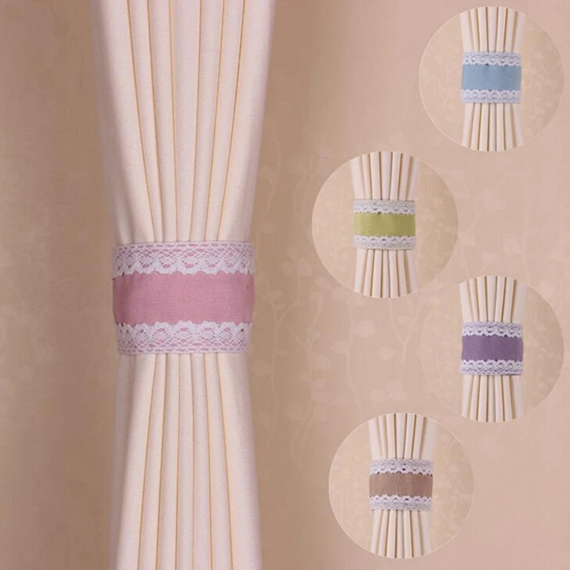 Новая креативная фланелевая застежка на липучке для штор современный ремень