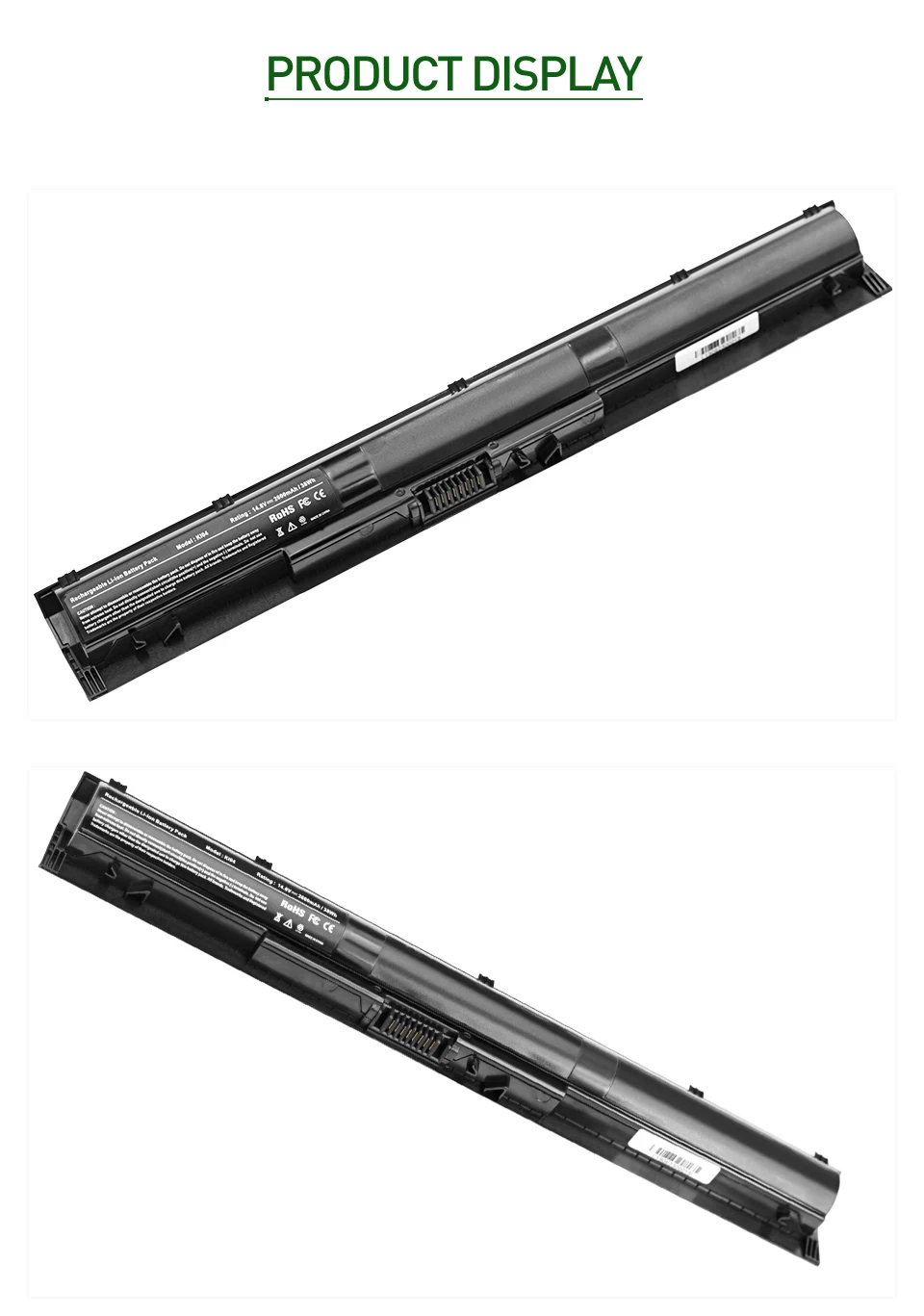 Golooloo 4 клетки Аккумулятор для ноутбука Hp Pavilion 15-ab038TU 800010-421 800049-001 аккумулятор большой емкости HSTNN-DB6T HSTNN-LB6S KI04