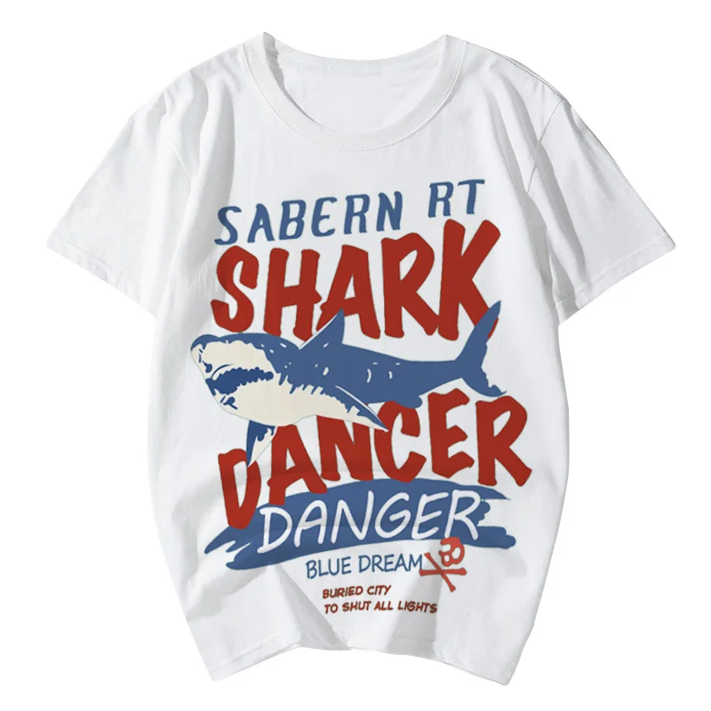 

Jaws T shirt Movie Shark 3D Print Street Men Women Fashion Oversized Tshirt Kids Boy Girl Hip Hop Tees Tops Man Shirt Camisetas