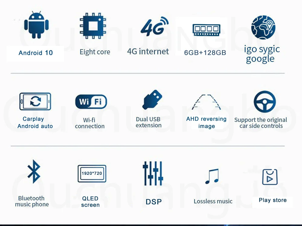 구매 Ouchuangbo 4G 자동차 라디오 GPS 헤드 유닛 12.3 인치 Mazda CX-5 2013-2016 올인원 무선 Carplay 6GB 128GB Blu-ray Android 10 스테레오
