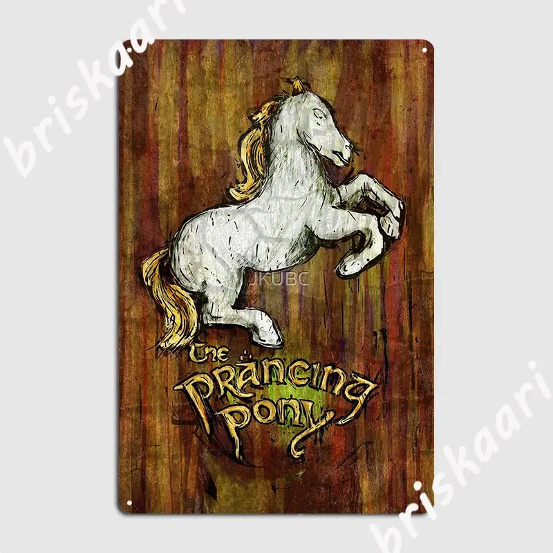 

Винтажный металлический плакат с надписью «Щенок Пони»