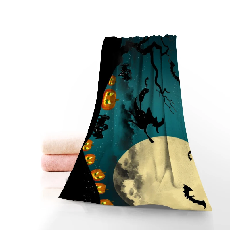 

Halloween Decorations Cartoon Towels Multiple Color Microfiber Halloween Party Bath Towel Sports Face Towel Printing Bath Towels
