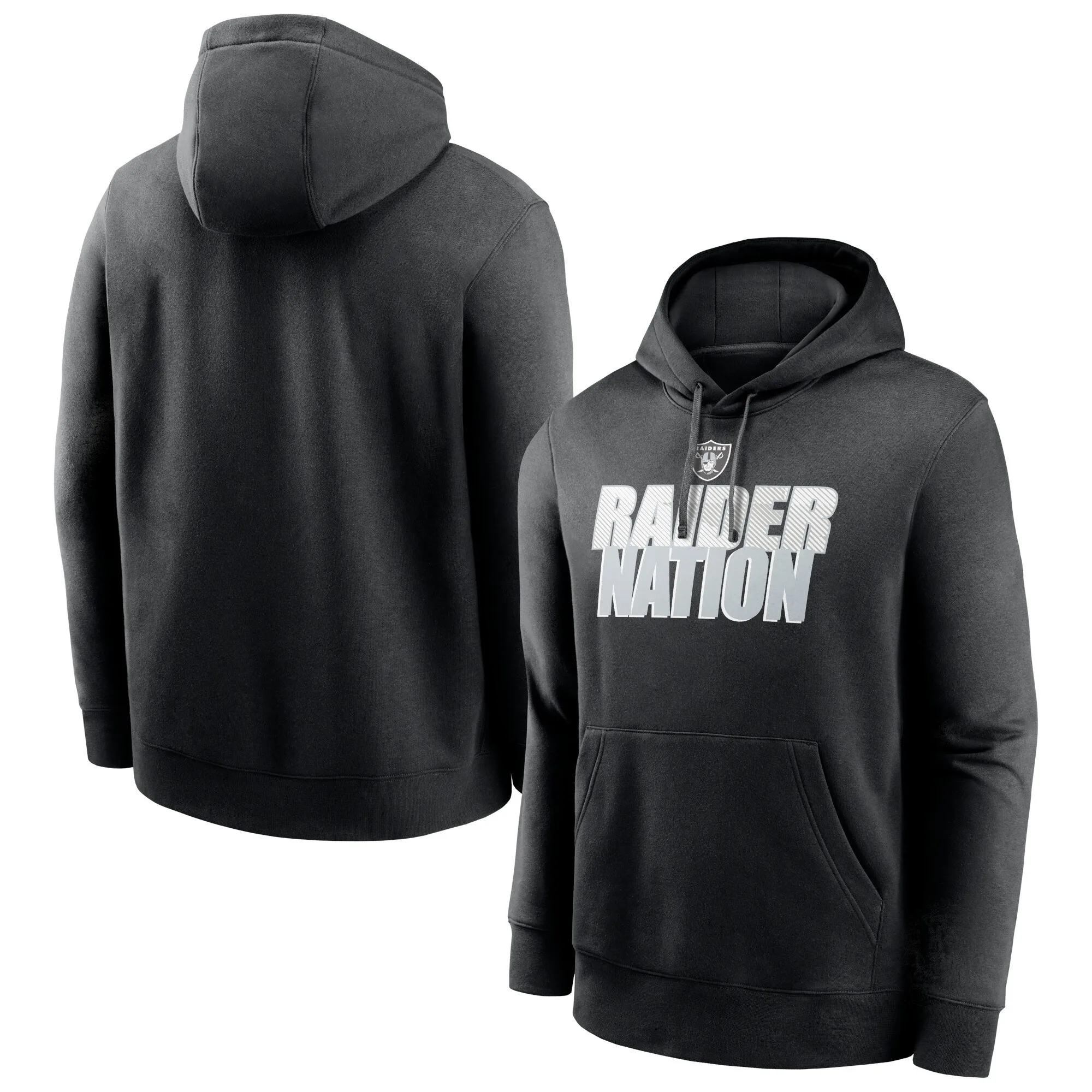 

Men Las Vegas Black Fan Gear Local Raiders Club Pullover Hoodie