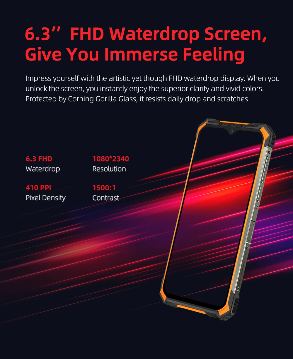 DOOGEE S88 Pro IP68/IP69K прочный мобильный телефон 10000 мАч на процессоре Helio P70 Octa Core 6 ГБ + 128