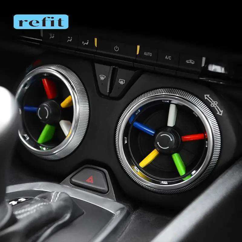 

Car air conditioner outlet Decorative stickers For 16-20 Camaro Hornet Interior modification Accessories