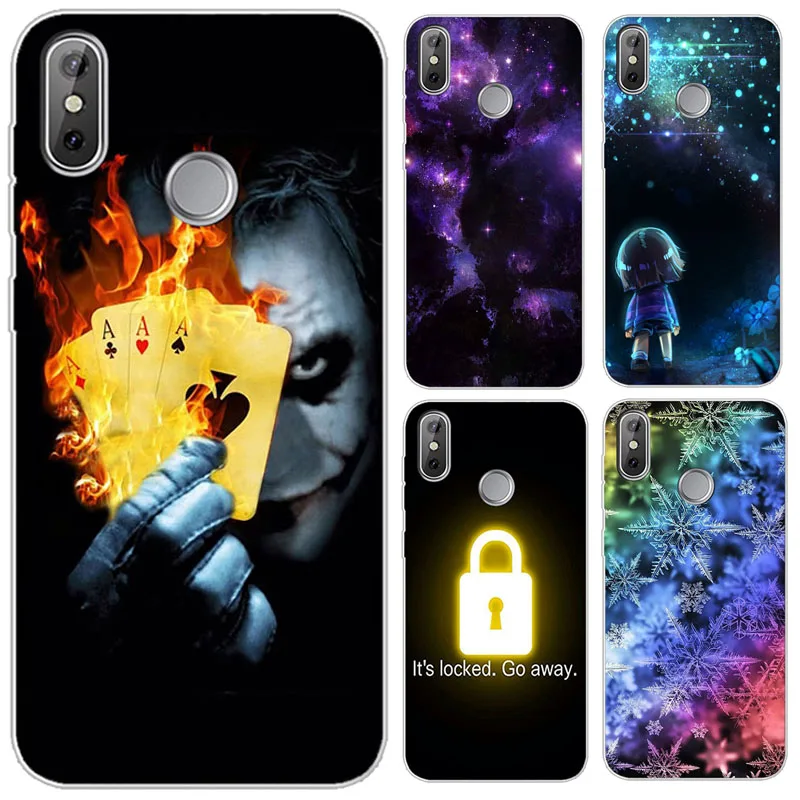 Soft silicone Phone Cases For Cubot R11 TPU Back Cover Coque R 11 Print painting symbol style Case | Мобильные телефоны и