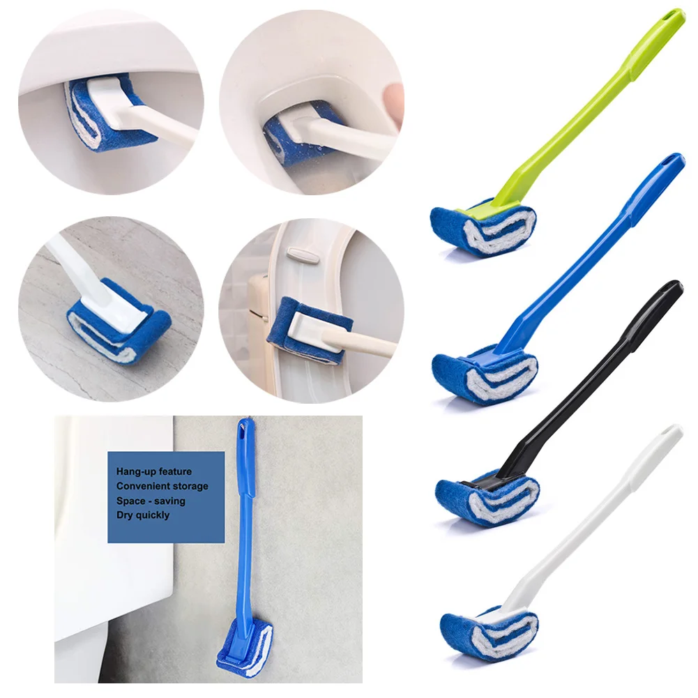 Черная Щетка Для Чистки унитаза набор для креативной изгибаемой щетки туалета