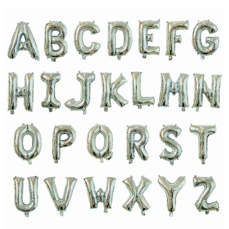 Шарики в виде букв алфавита для вечеринки честь Дня Рождения 16 дюймов | Дом и сад