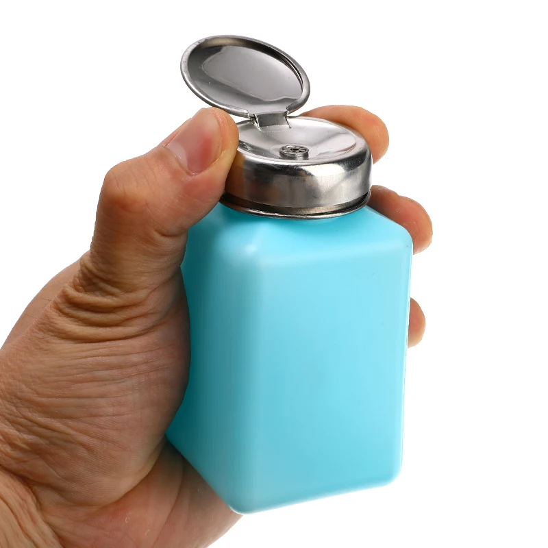 Пластиковый антистатический пустой флакон для жидкости и спирта 200 мл Пустой