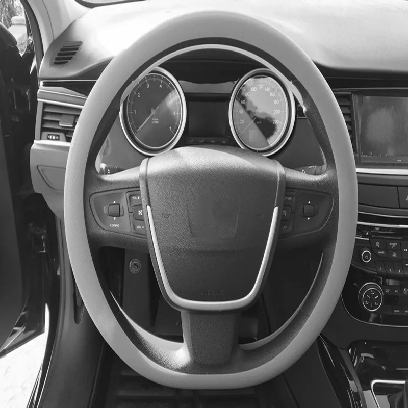 Чехол на руль автомобиля HO для тюнинга Dacia Logan 1 2 MCV Duster Sandero 2|Чехлы руль| |