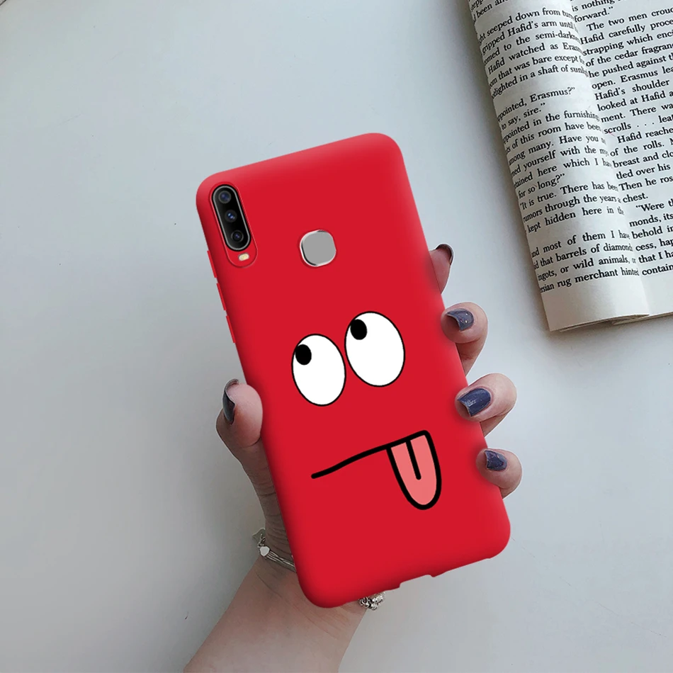 Силиконовый чехол для Vivo Y12 Y15 Y17 Y3 Y19 1915 U3 1904 задняя крышка милый кот кактус
