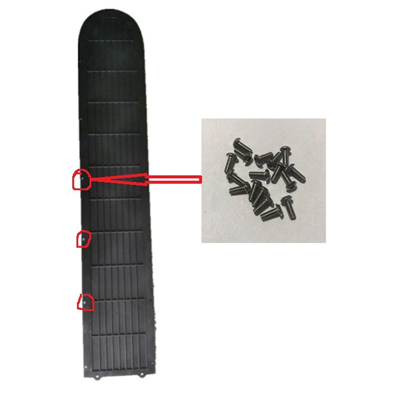 

17PCS Bottom Battery Cover Screws Stainless Steel Metal Screws M365 Electric Scooter Repaired Part Accessories