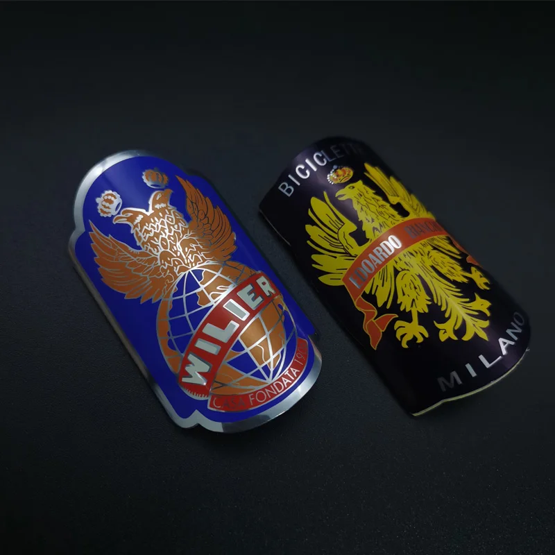 Значок на велосипедную головку Алюминиевые наклейки для горного велосипеда BMX 2