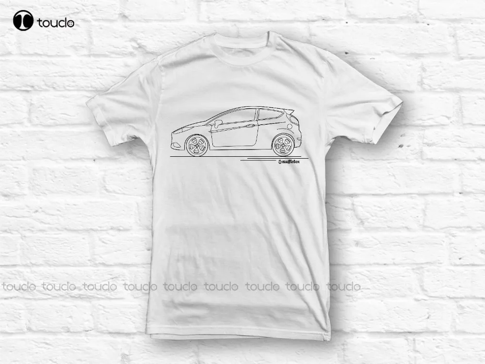 

Новейшая американская Классическая Клубная футболка для владельцев автомобиля фиеста Белые футболки унисекс Aldult для подростков, размер S, L...