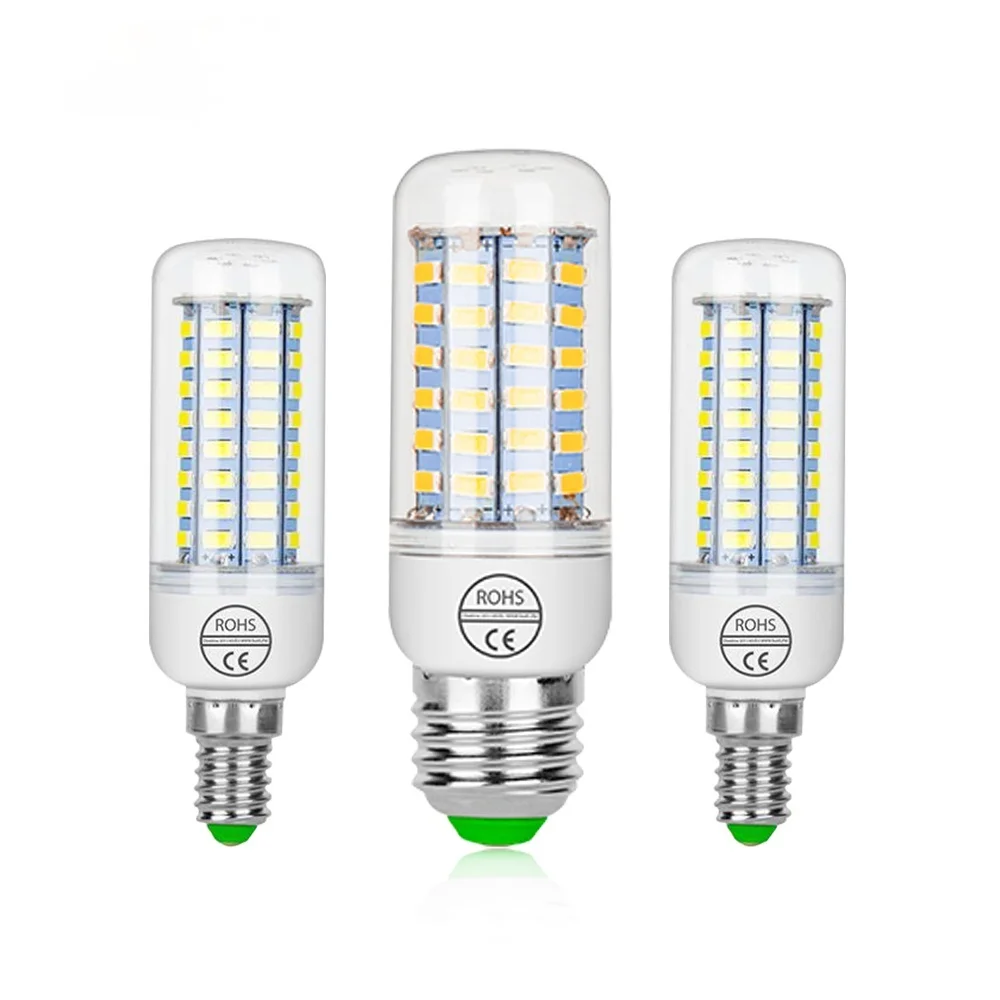 

LED Lamp E27/E14 LED Lamp SMD5730 220V Led Corn Bulb Candle LED Light Bulb For Home Decoration Kitchen Chandelier Lighting